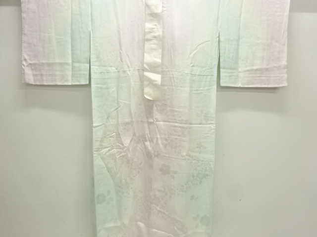 JAPANESE KIMONO / KUSABANA PATTERN WEAVING JUBAN